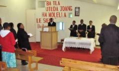 Chapel service at Morija Theological School
