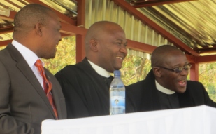 Deputy Prime Minister Mothetjoa Metsing, Rev. Masemene & Rev. Posholi