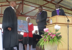 Gift presentation of the United Church of Zambia